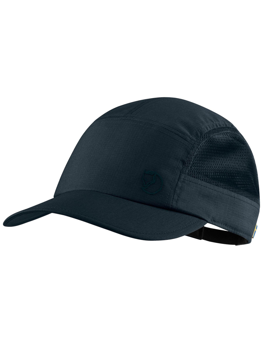 Dark navy mesh cap with curved brim and ventilation panel