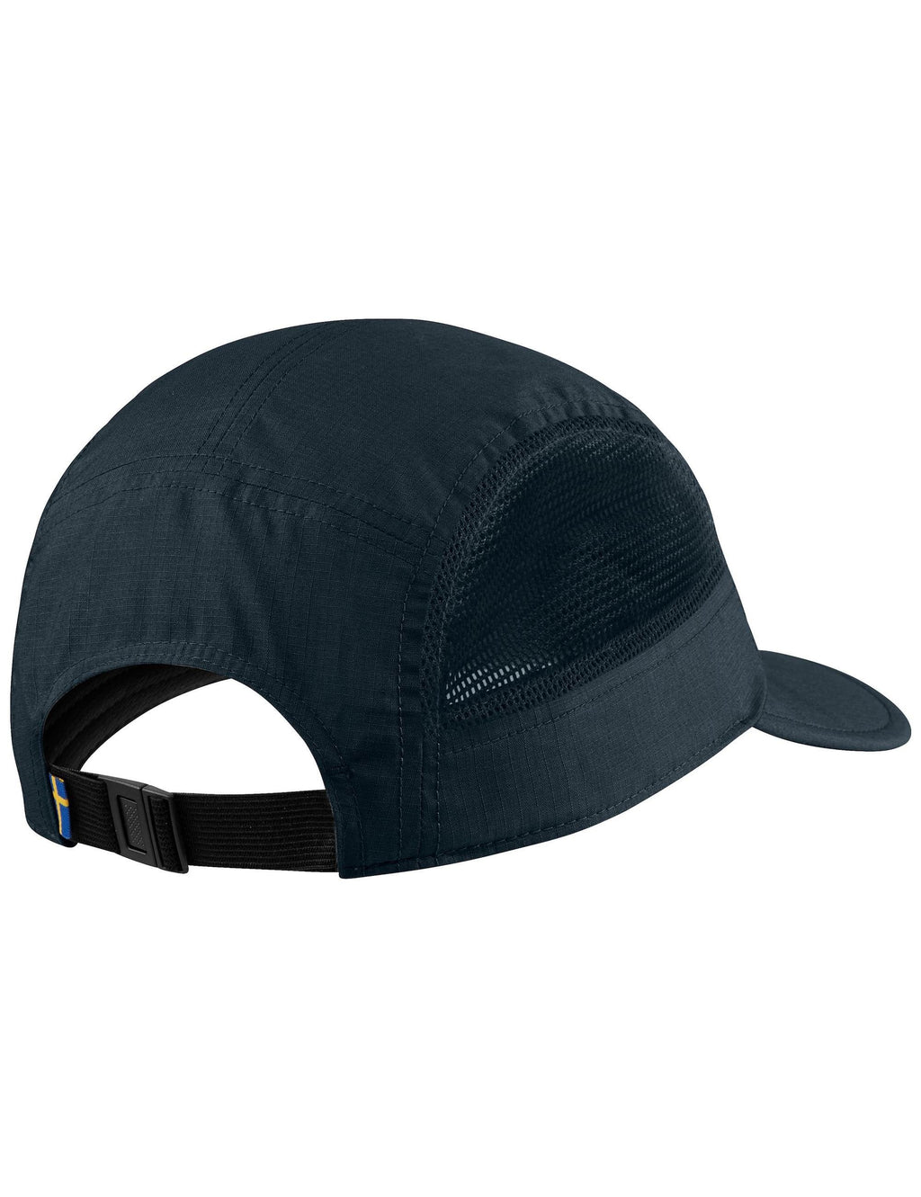 Dark navy mesh cap with curved brim and adjustable back strap
