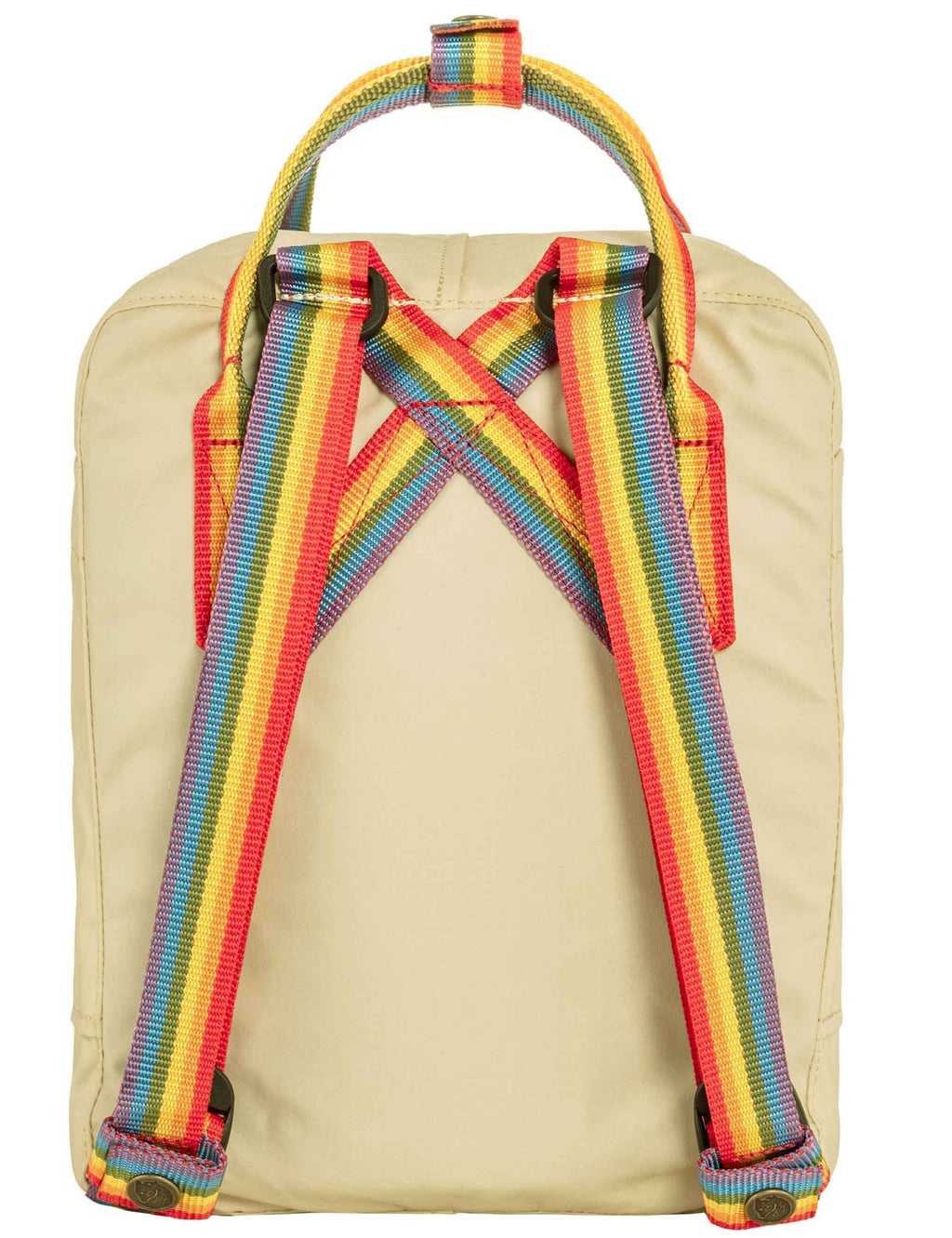Kanken Mini Rainbow Backpack - Light Oak-Rainbow Pattern