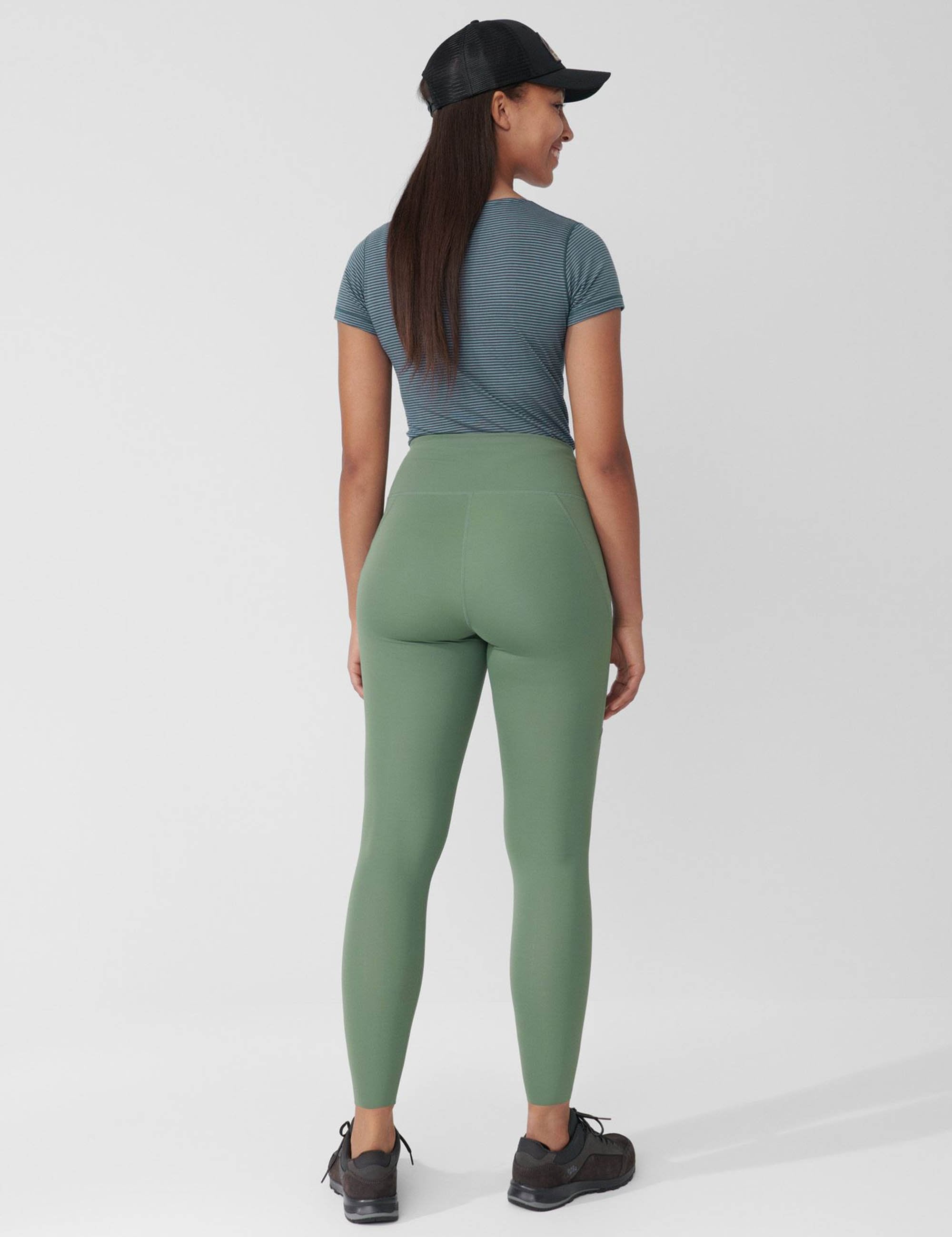 Fjallraven Women's Abisko Tights - Patina Green