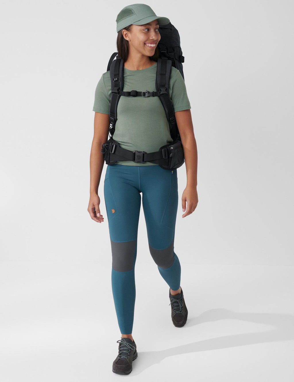 Women's Abisko Trekking Tights Pro - Pomegranate Red-Iron Grey