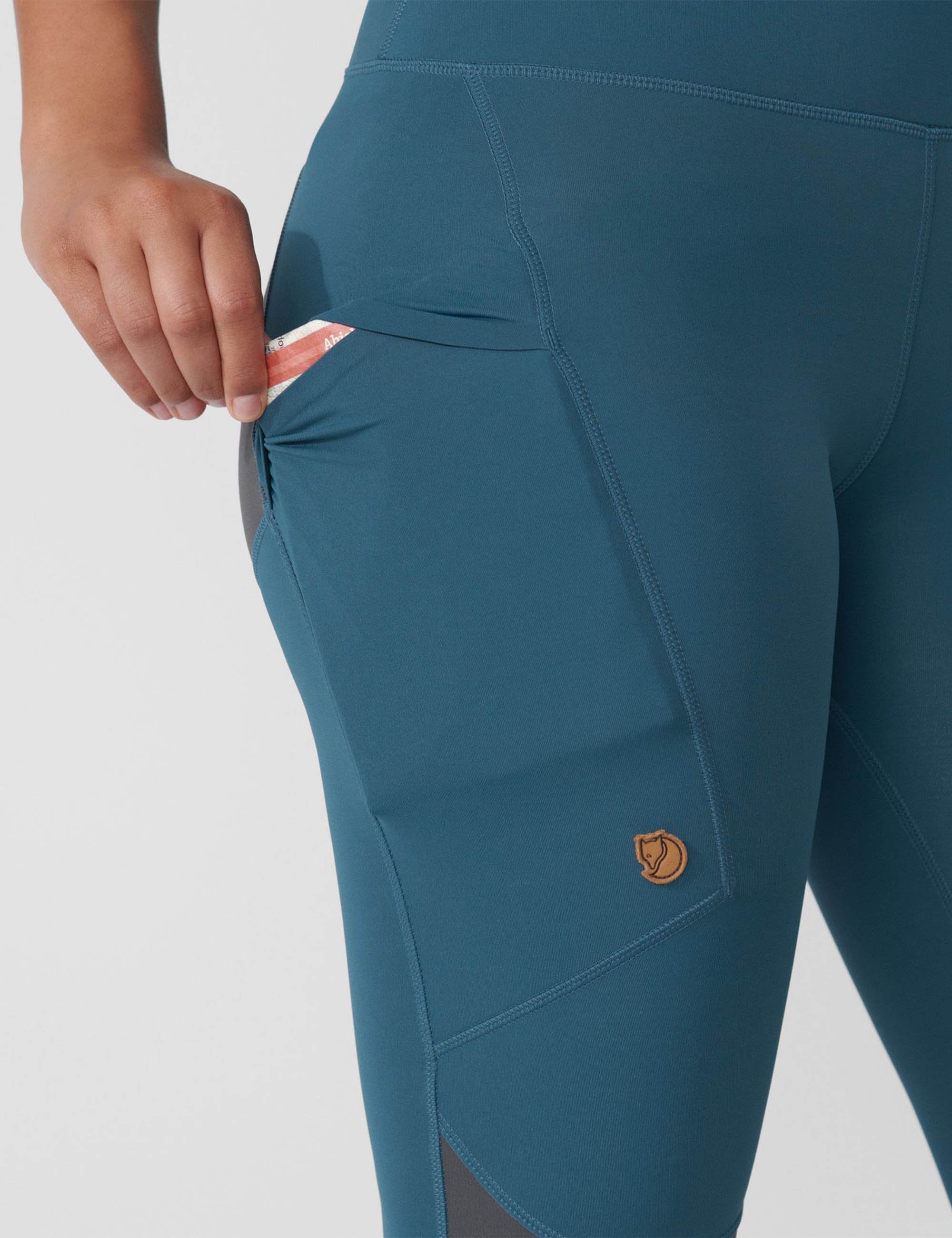Fjallraven Women's Abisko Trekking Tights Pro - Pomegranate Red-Iron Grey
