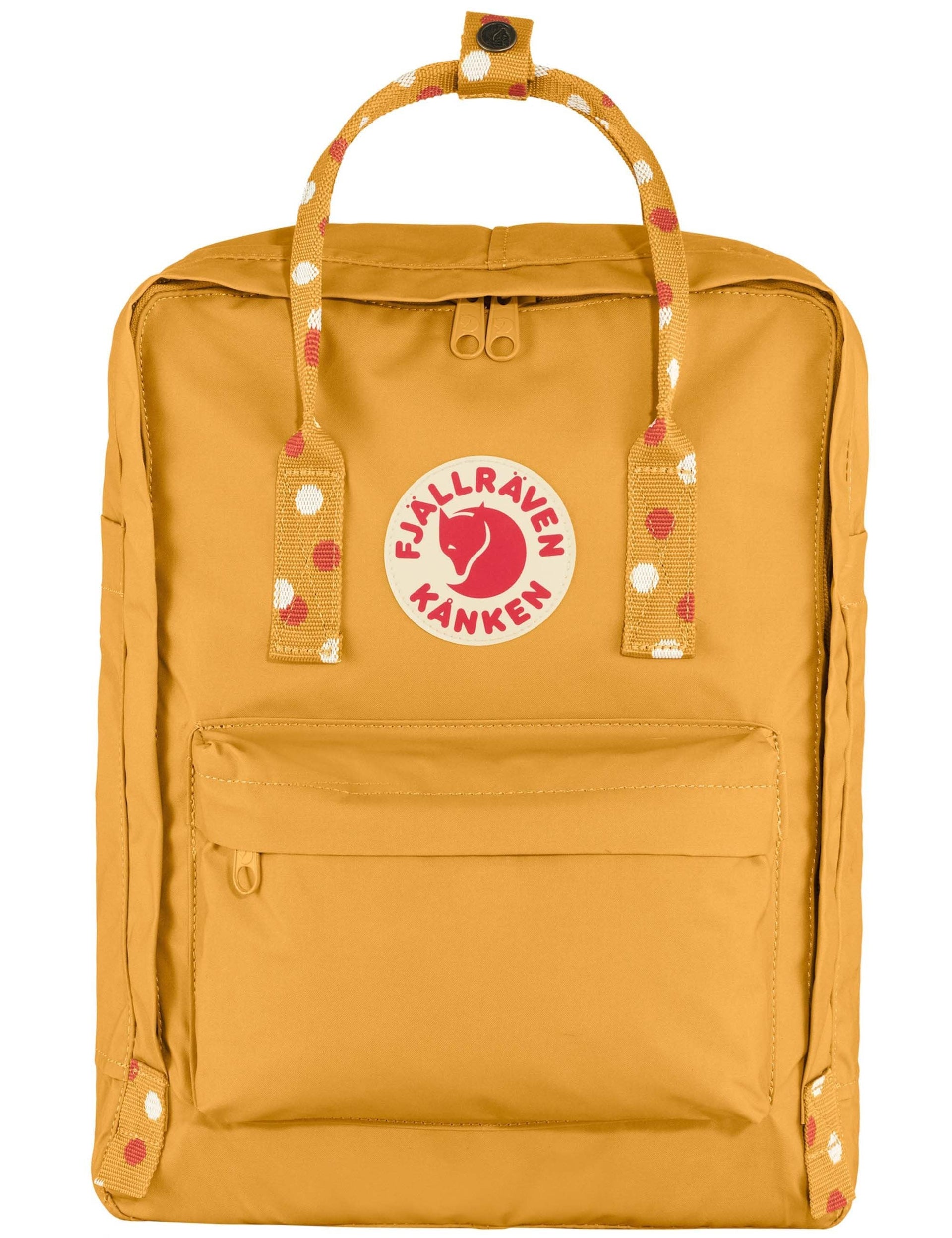 Fjallraven Kanken Classic Backpack — Ochre-Confetti Pattern – Fat Buddha Store
