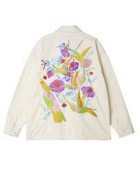 Contrast Shirt Jacket - Unbleached