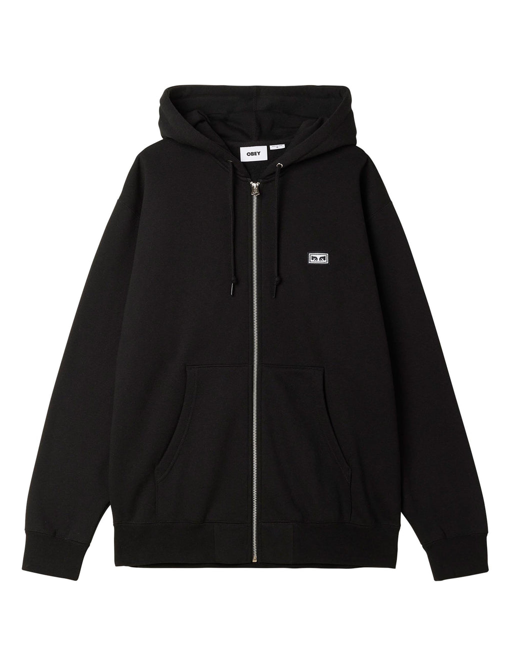 Established Works Eyes Zip Hooded Sweat - Black