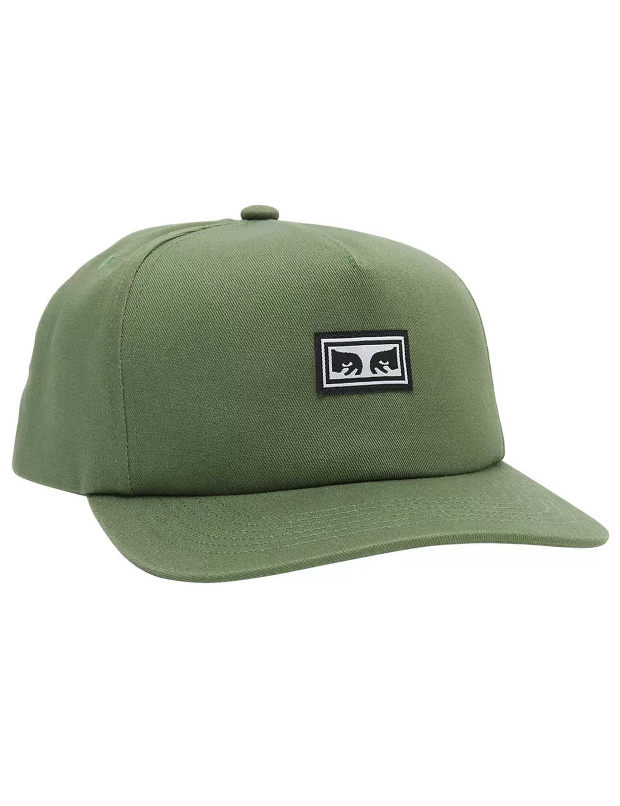 Obey Clothing Icon Eyes Snapback II Hat - Dark Cedar