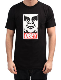 Icon Face Basic T-Shirt - Black