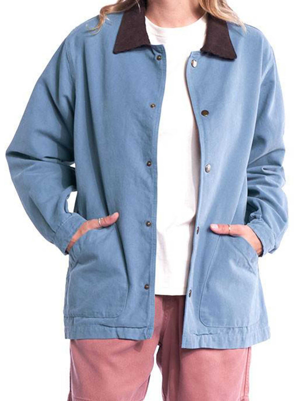 Paisley Jacket - Blue Grey