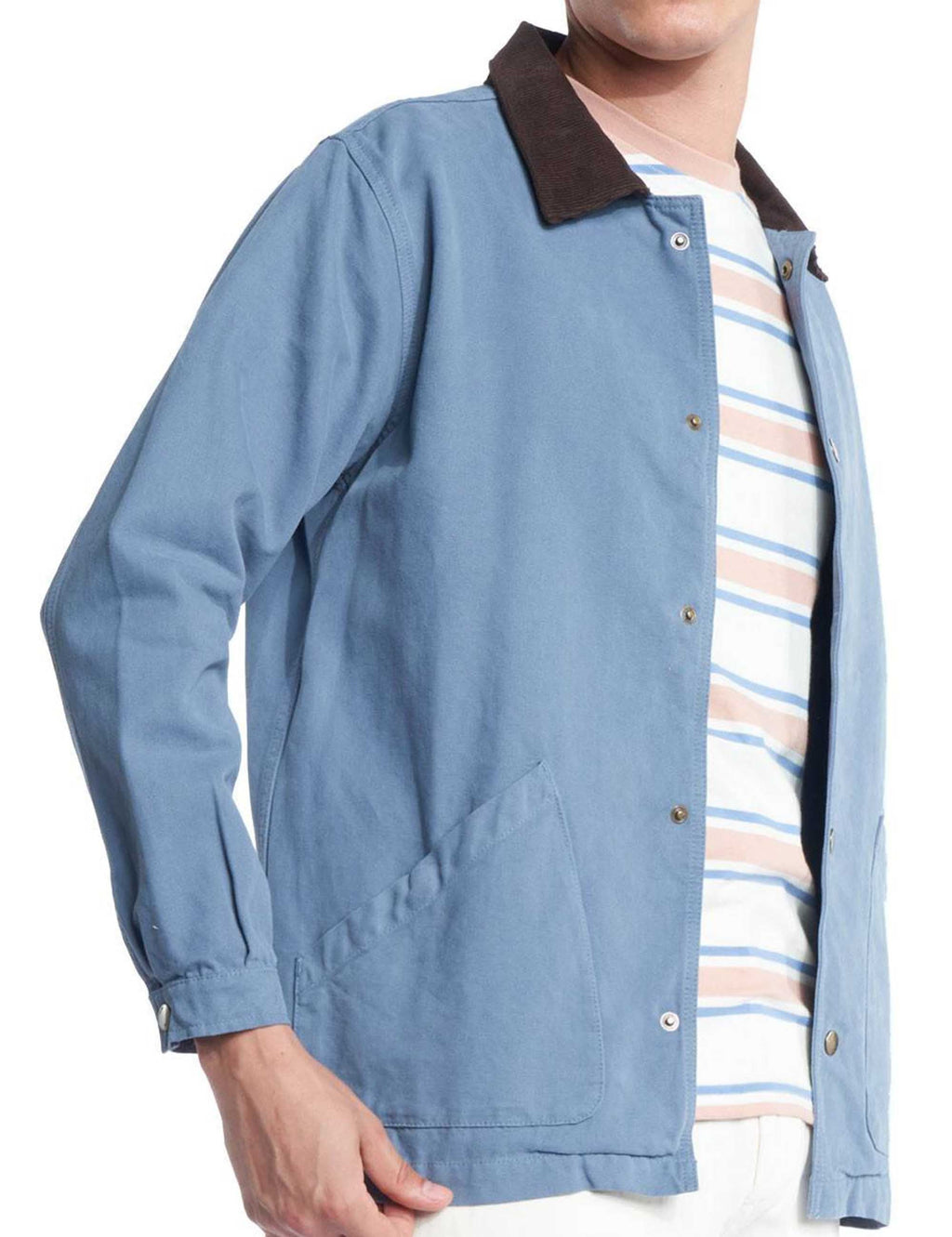 Paisley Jacket - Blue Grey