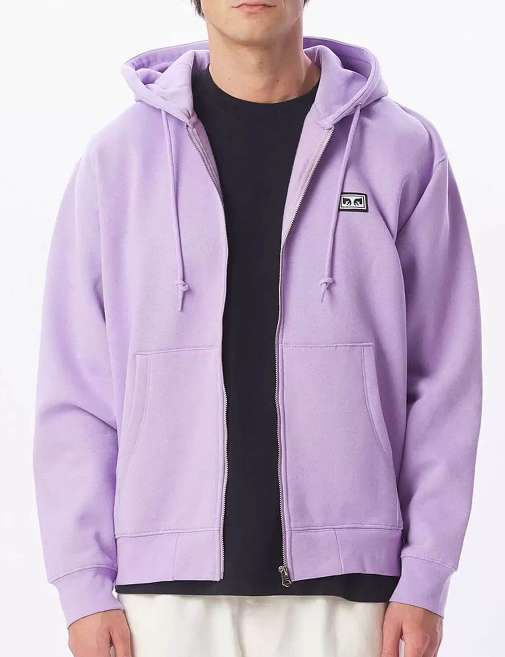 Established Works Eyes Zip Hooded Sweat - Digitial Lavender