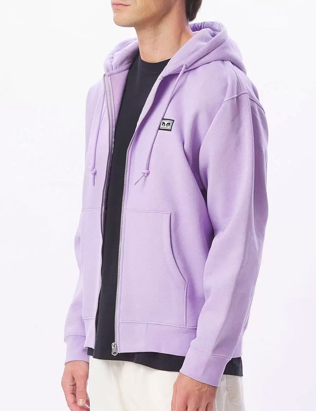 Established Works Eyes Zip Hooded Sweat - Digitial Lavender
