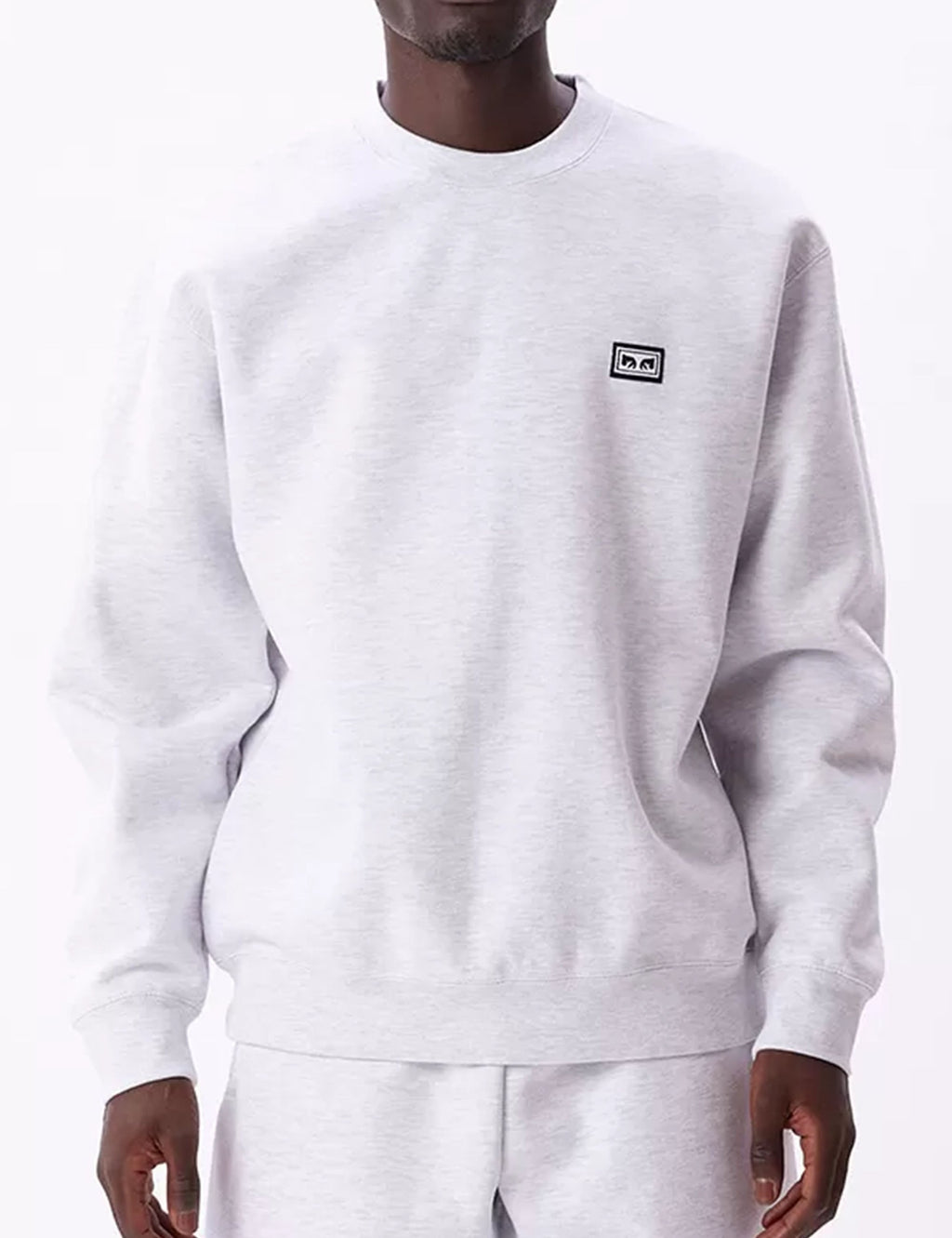 Established Works Eyes Crew Sweat - Ash Grey