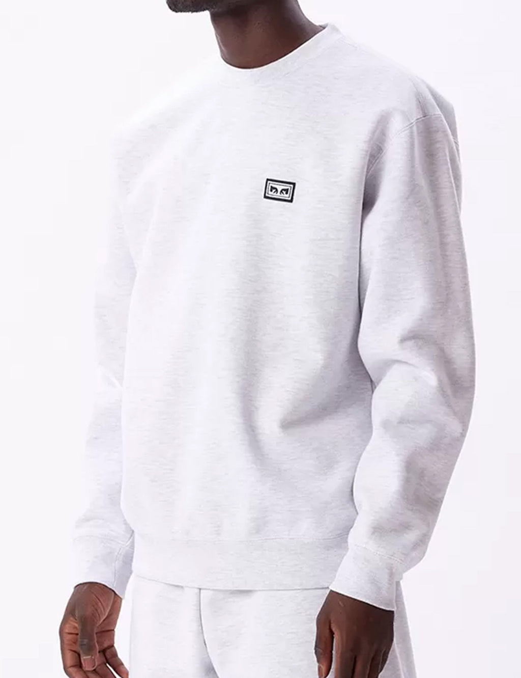 Established Works Eyes Crew Sweat - Ash Grey