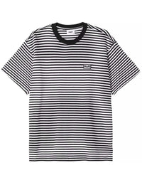 Established Works Eyes Stripe T-Shirt - Black/Multi