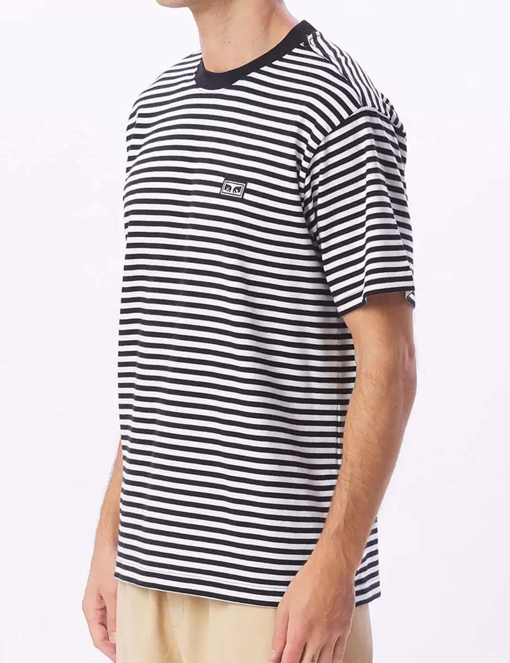 Established Works Eyes Stripe T-Shirt - Black/Multi