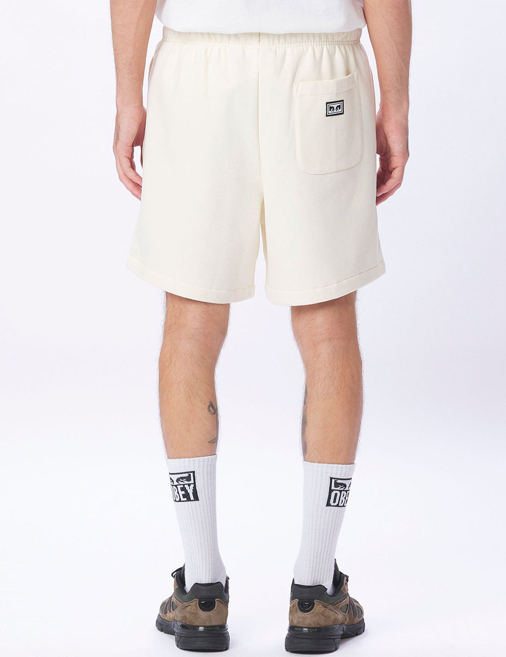 Established Works Eyes Sweat Shorts - Unbleached