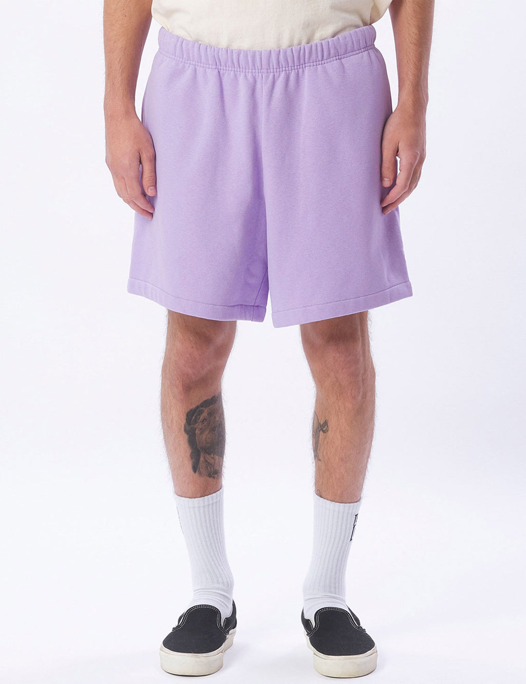 Established Works Eyes Sweat Shorts - Digital Lavender