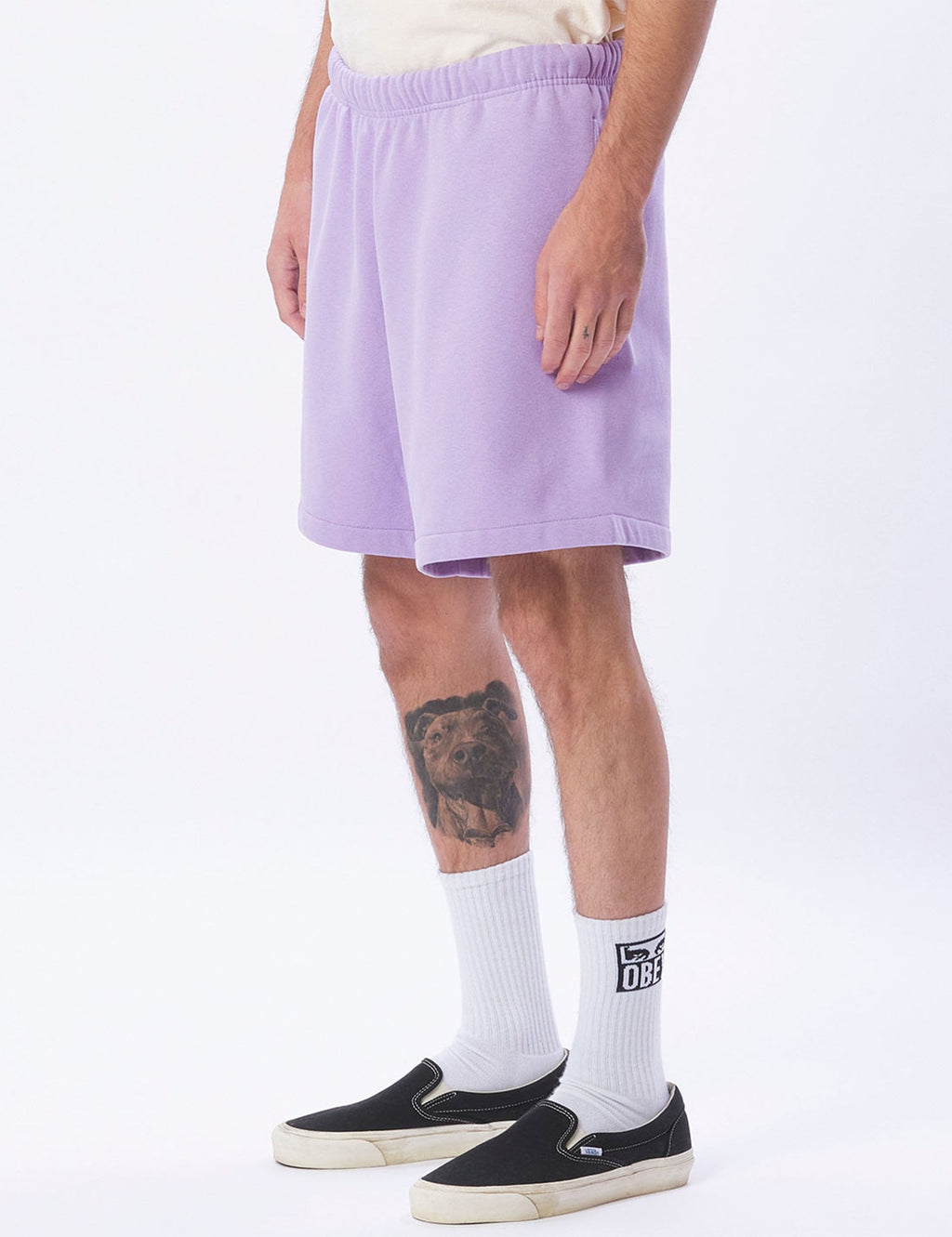 Established Works Eyes Sweat Shorts - Digital Lavender