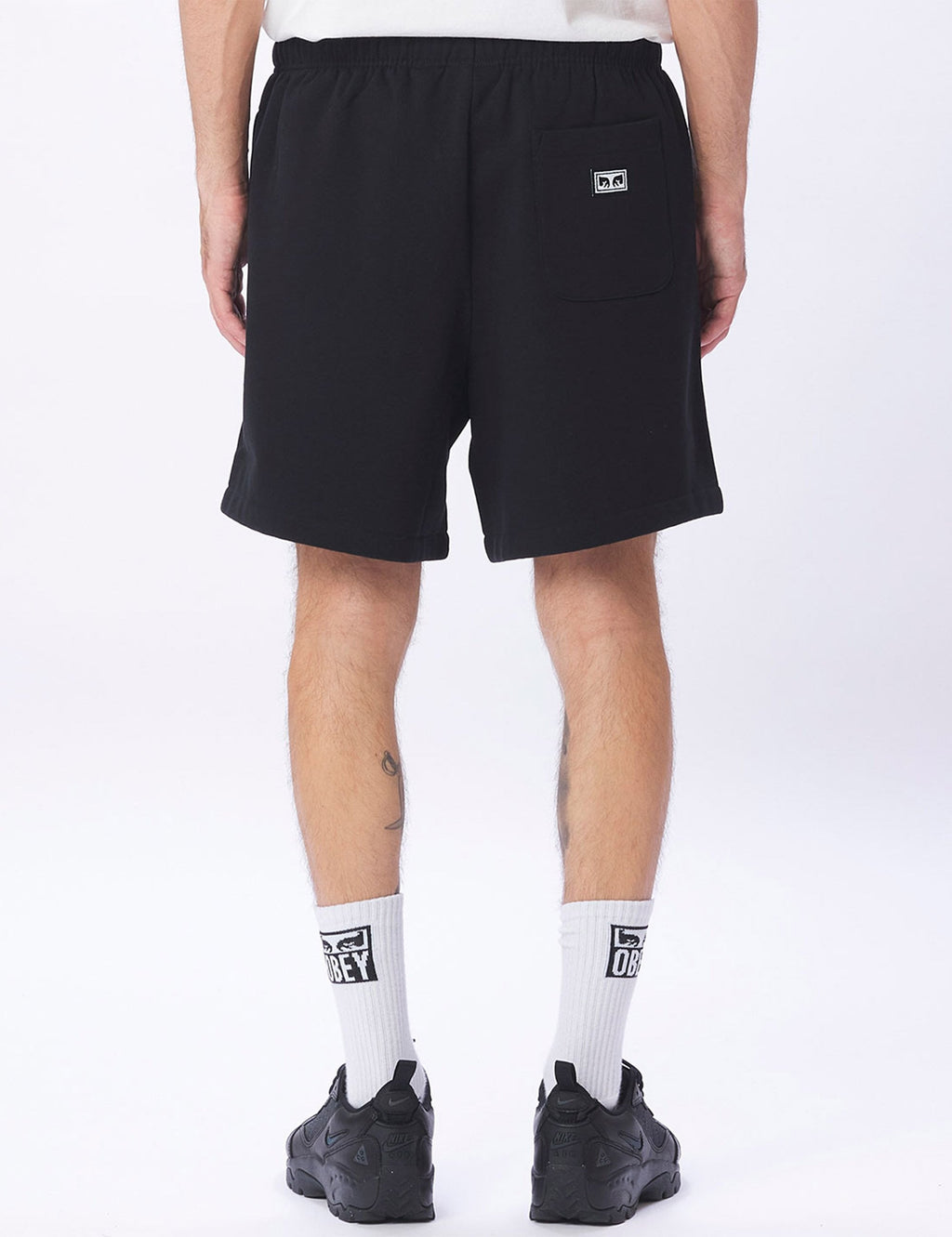 Established Works Eyes Sweat Shorts - Black