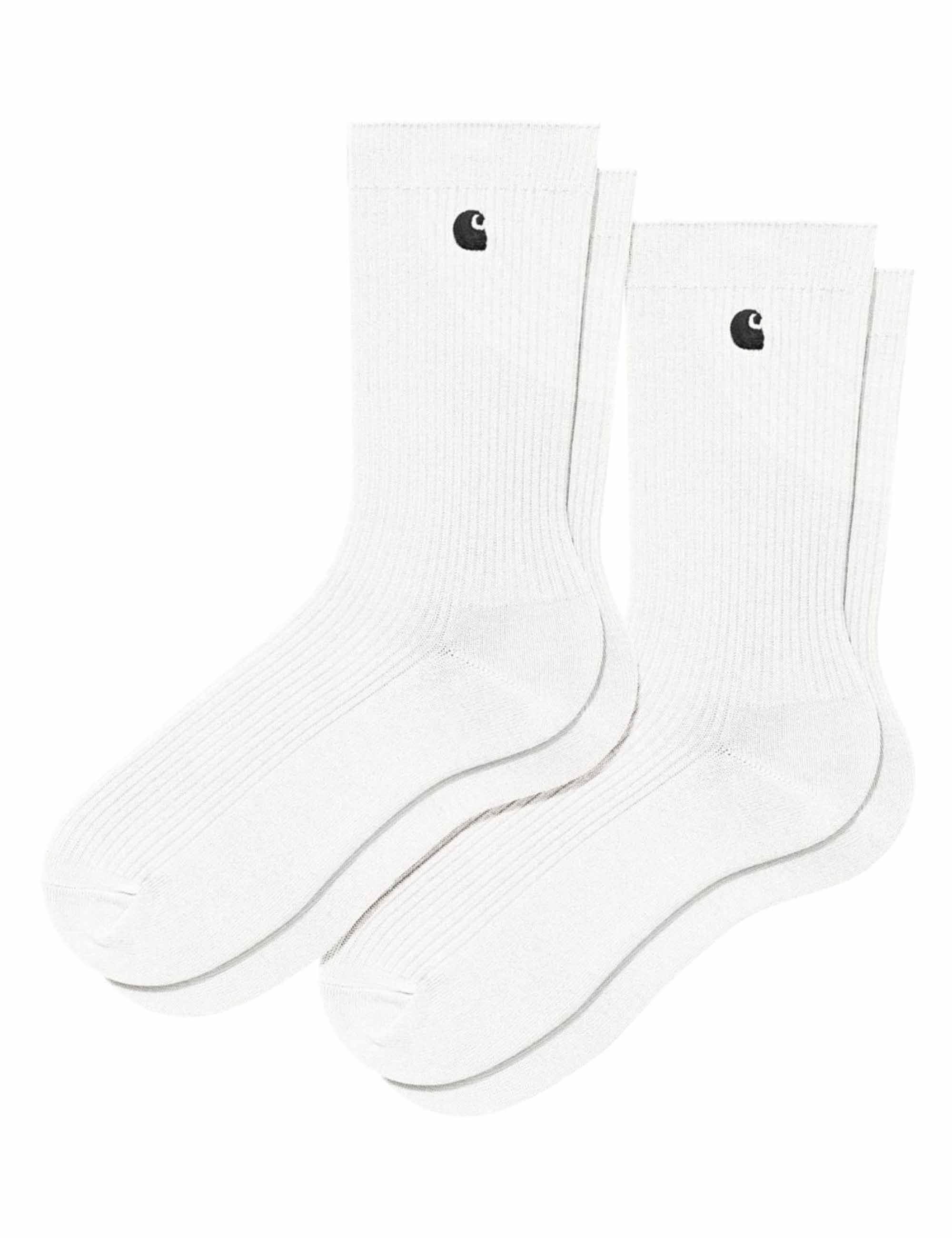 Carhartt WIP Madison Socks (2 Pack) - White