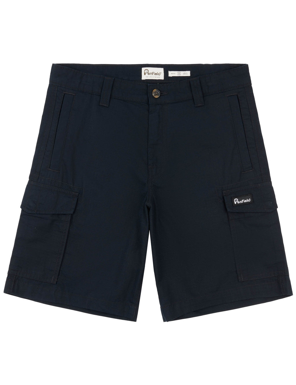 P Bear Cargo Shorts - Black