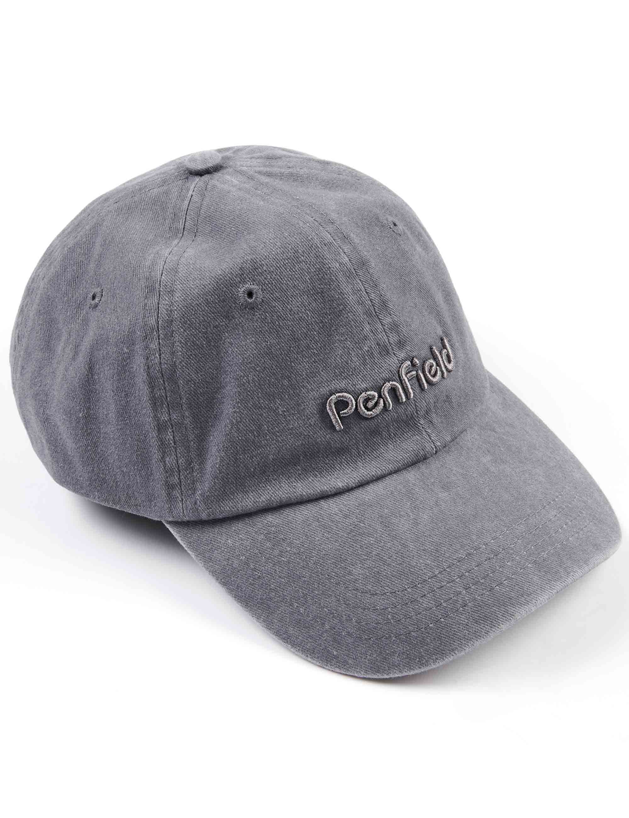 Penfield Washed Baseball Cap - Silver Gray