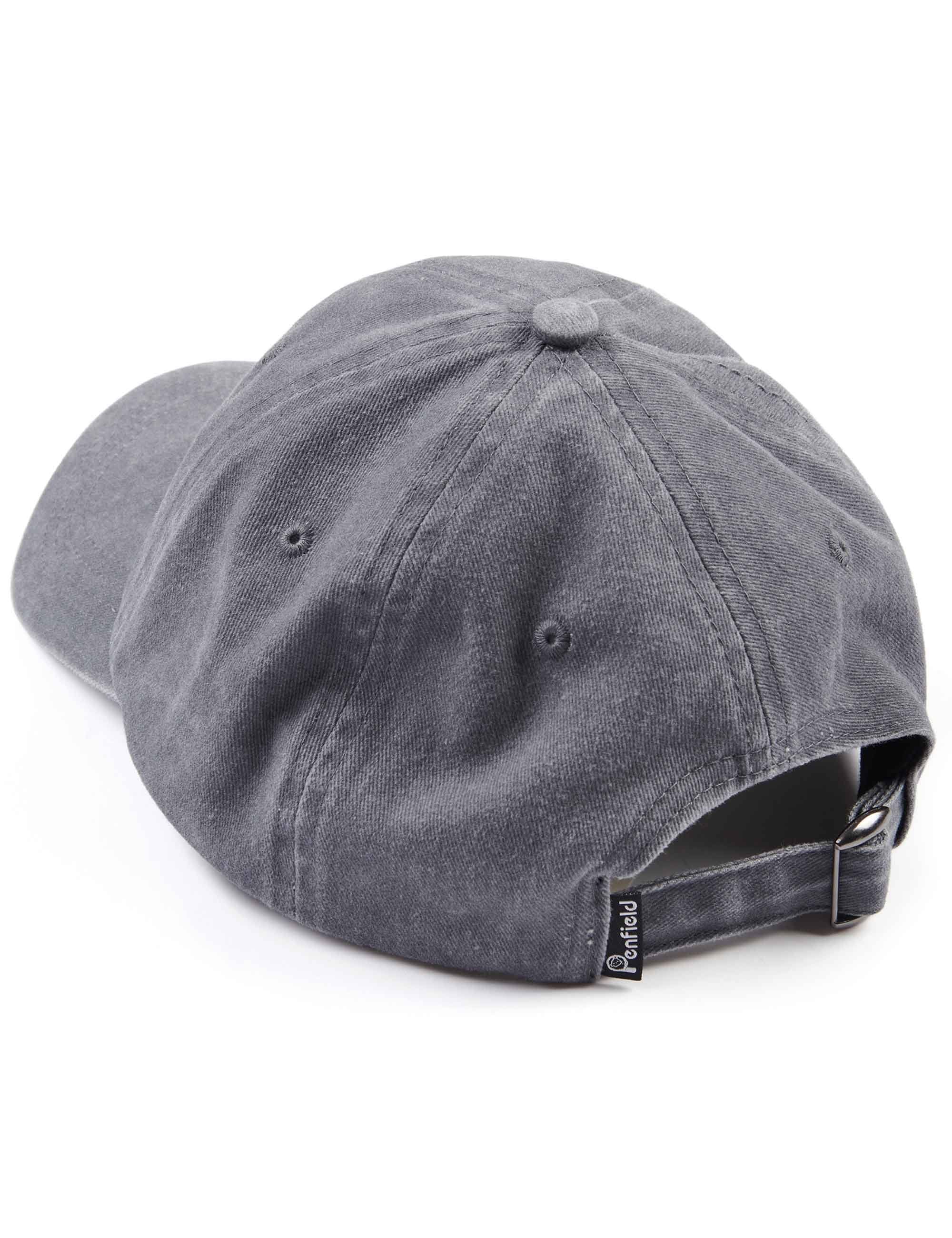 Penfield Washed Baseball Cap - Silver Gray