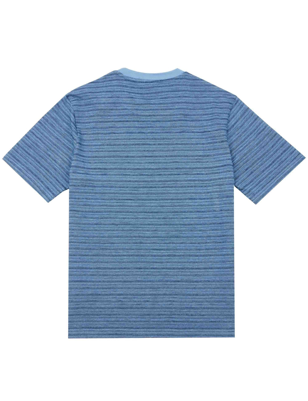 Textured Stripe T-Shirt - Riviera