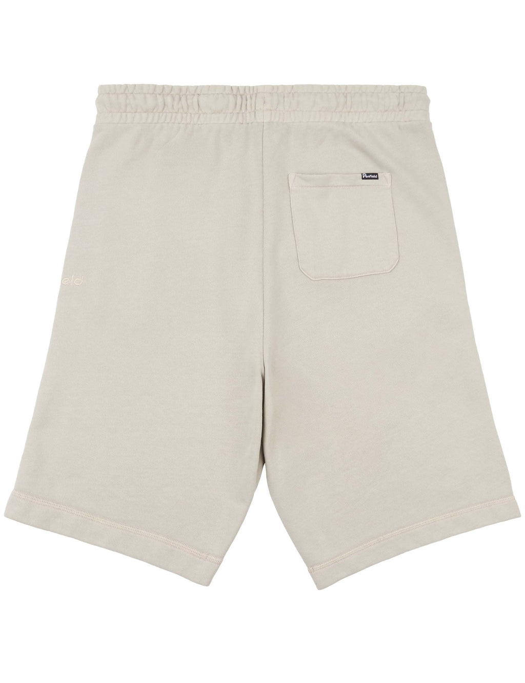 Washed Loopback Shorts - Silver Grey