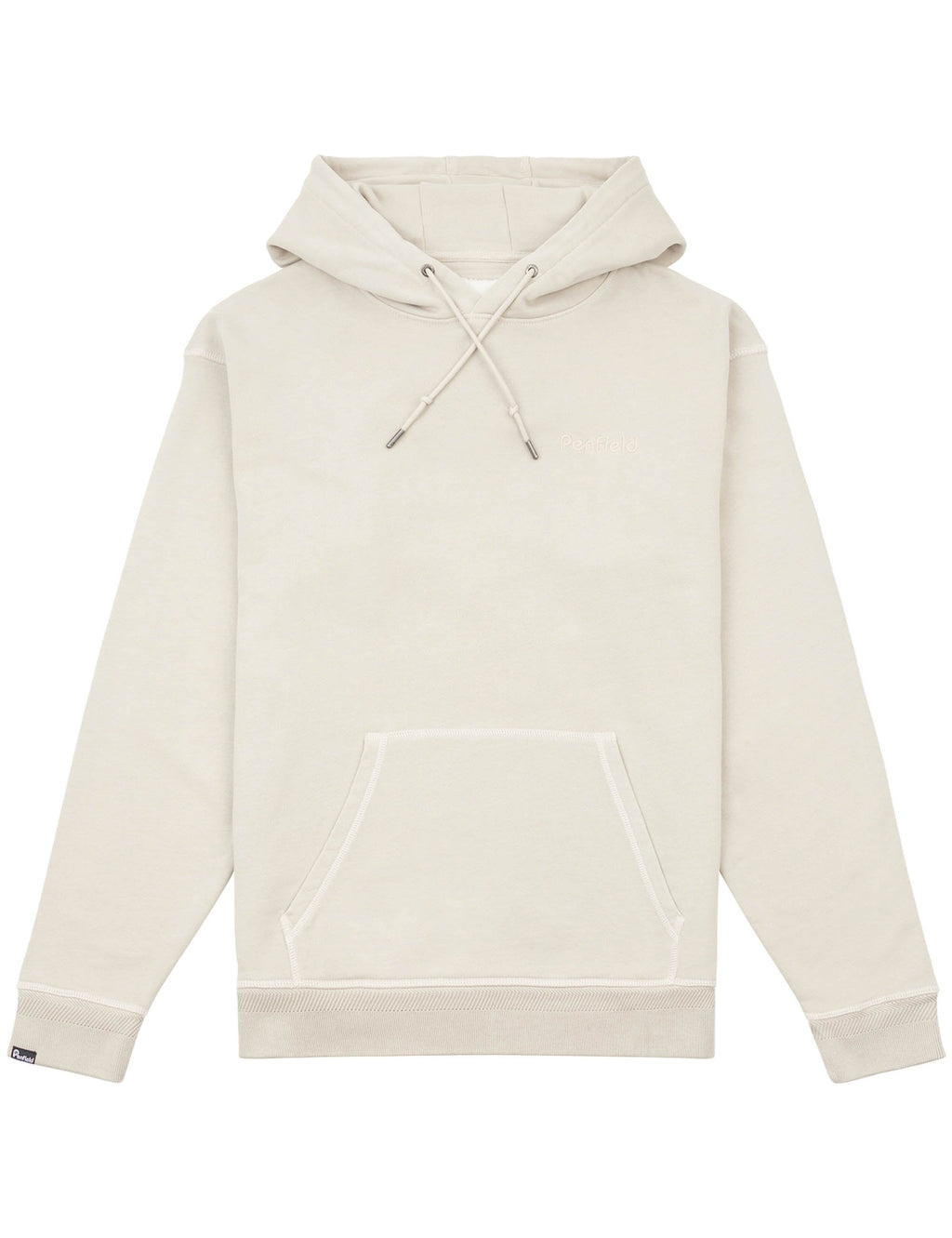 Washed Loopback Hooded Sweat - Silver Grey
