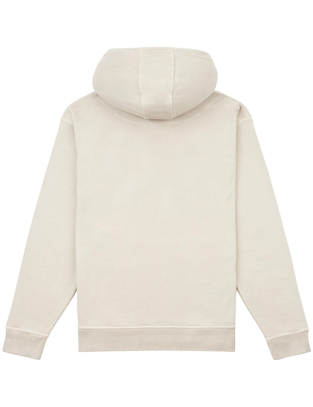 Washed Loopback Hooded Sweat - Silver Grey