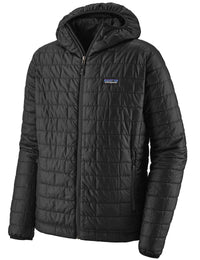 Nano Puff Hooded Jacket - Black
