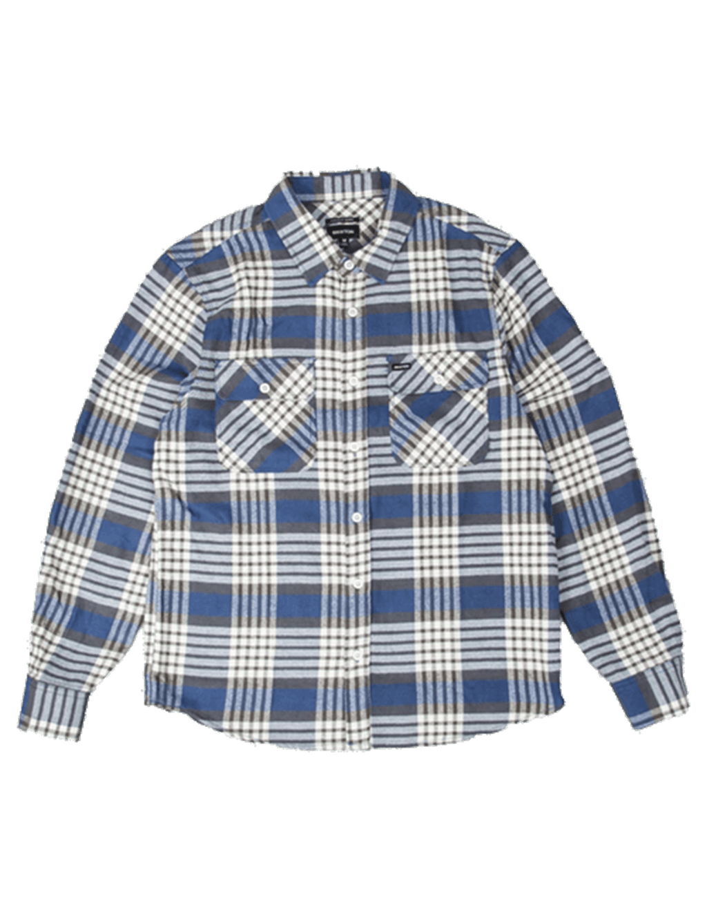 Bowery Flannel Shirt - Pacific Blue