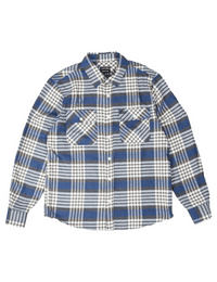 Bowery Flannel Shirt - Pacific Blue