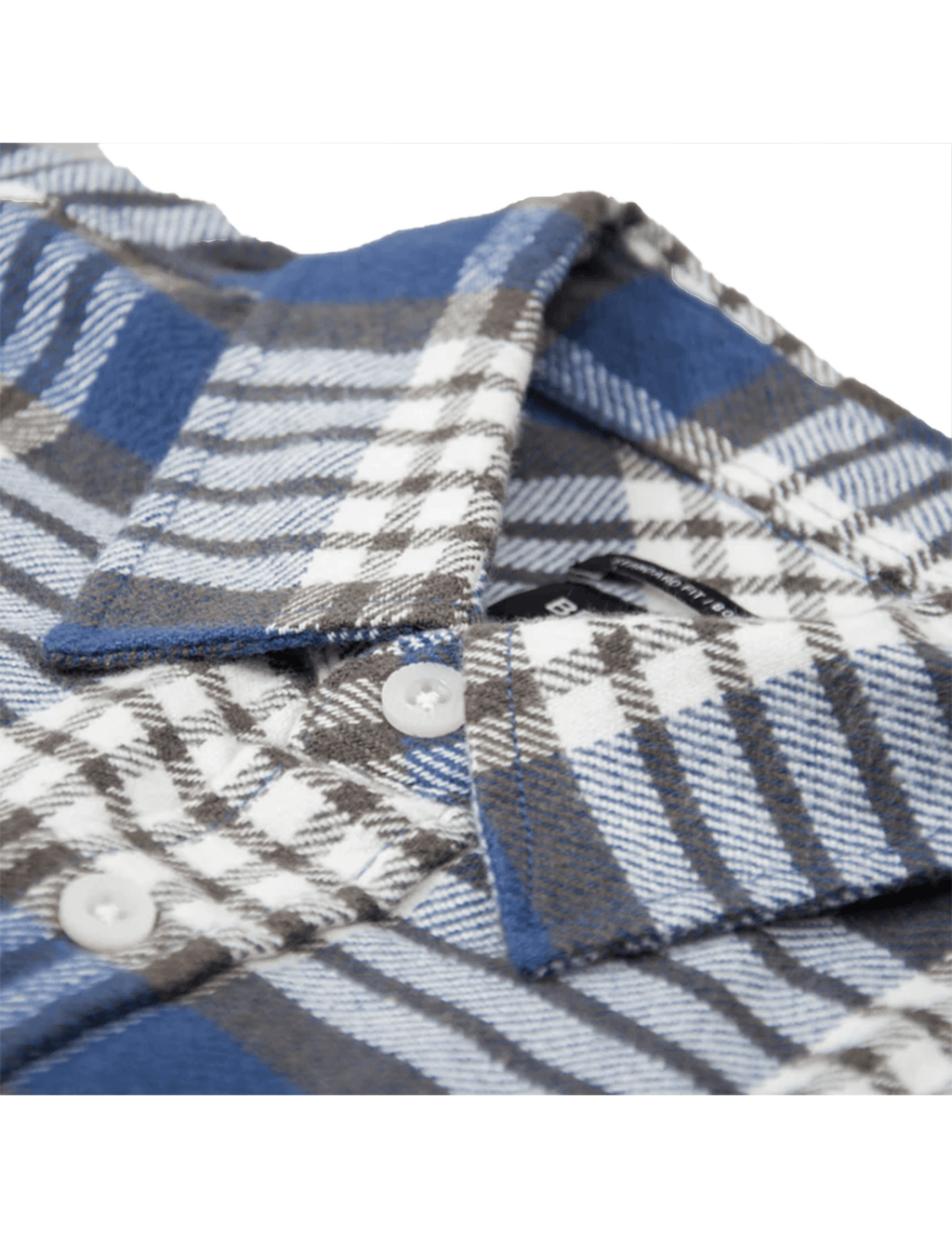 Bowery Flannel Shirt - Pacific Blue