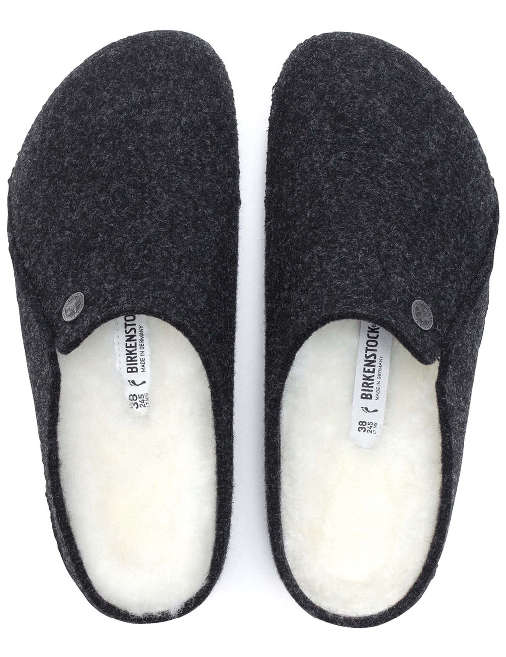 Women's Zermatt Shearling Slippers - Anthracite (Regular Fit)