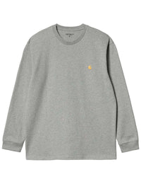 Chase Long Sleeve T-Shirt - Grey Heather/Gold