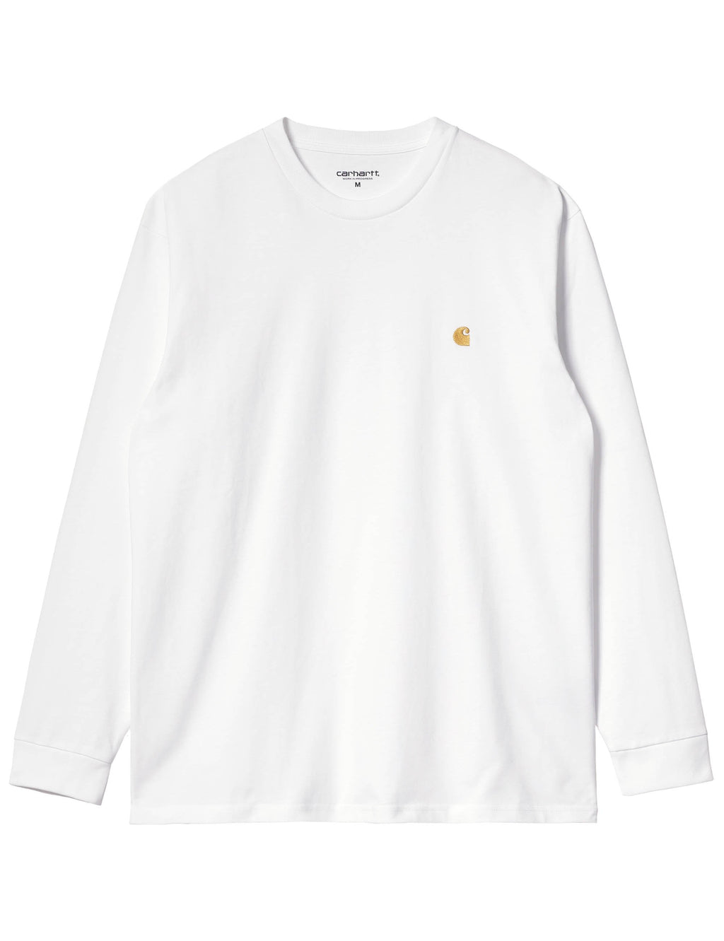 Chase Long Sleeve T-Shirt - White/Gold
