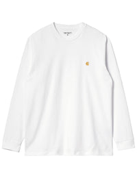 Chase Long Sleeve T-Shirt - White/Gold
