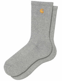 Chase Socks - Grey Heather/Gold