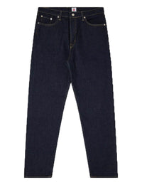 Loose Tapered Stretch Jeans - Blue, Rinsed