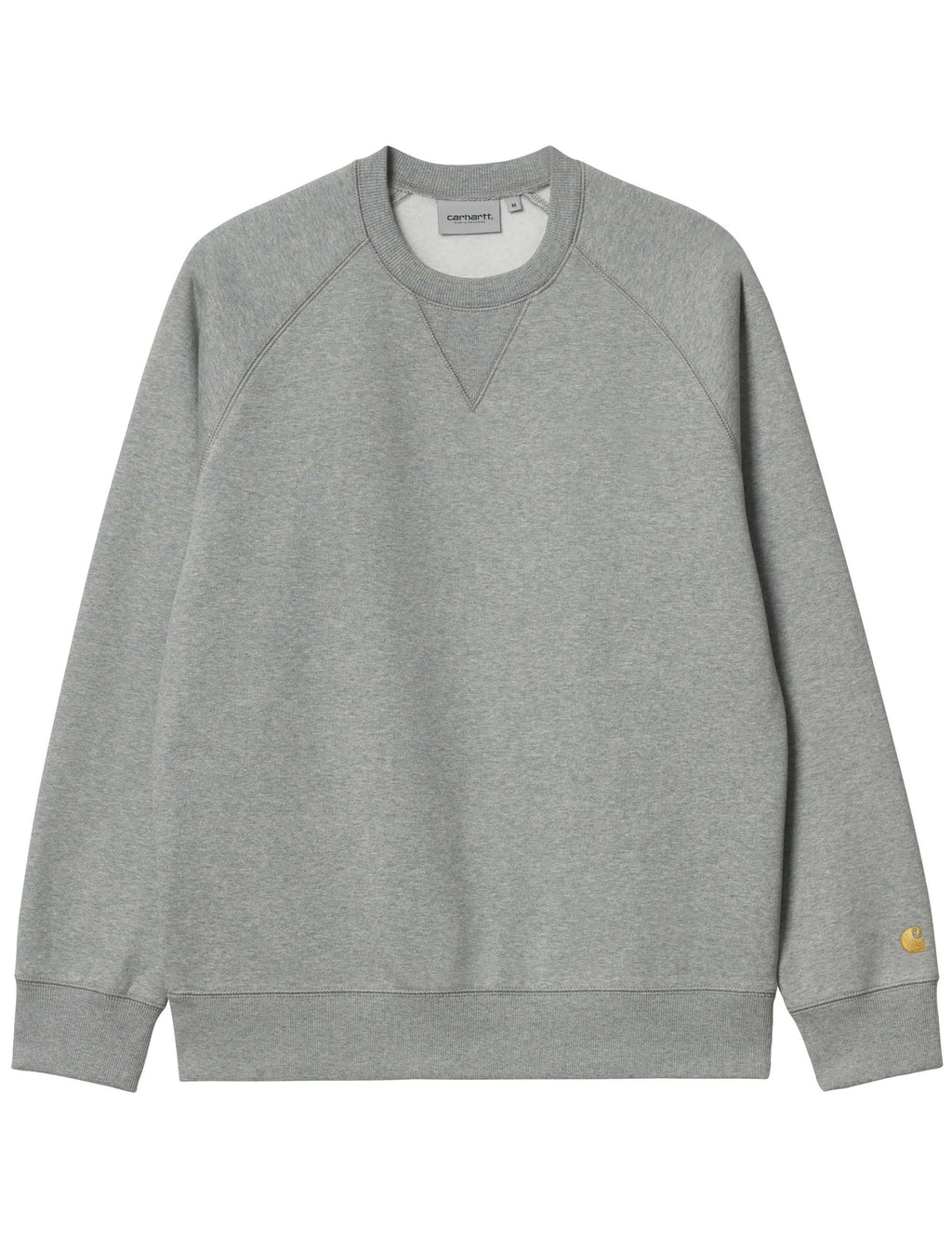 Chase Crew Sweat - Grey Heather/Gold