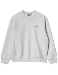 American Script Crew Sweatshirt - Ash Heather