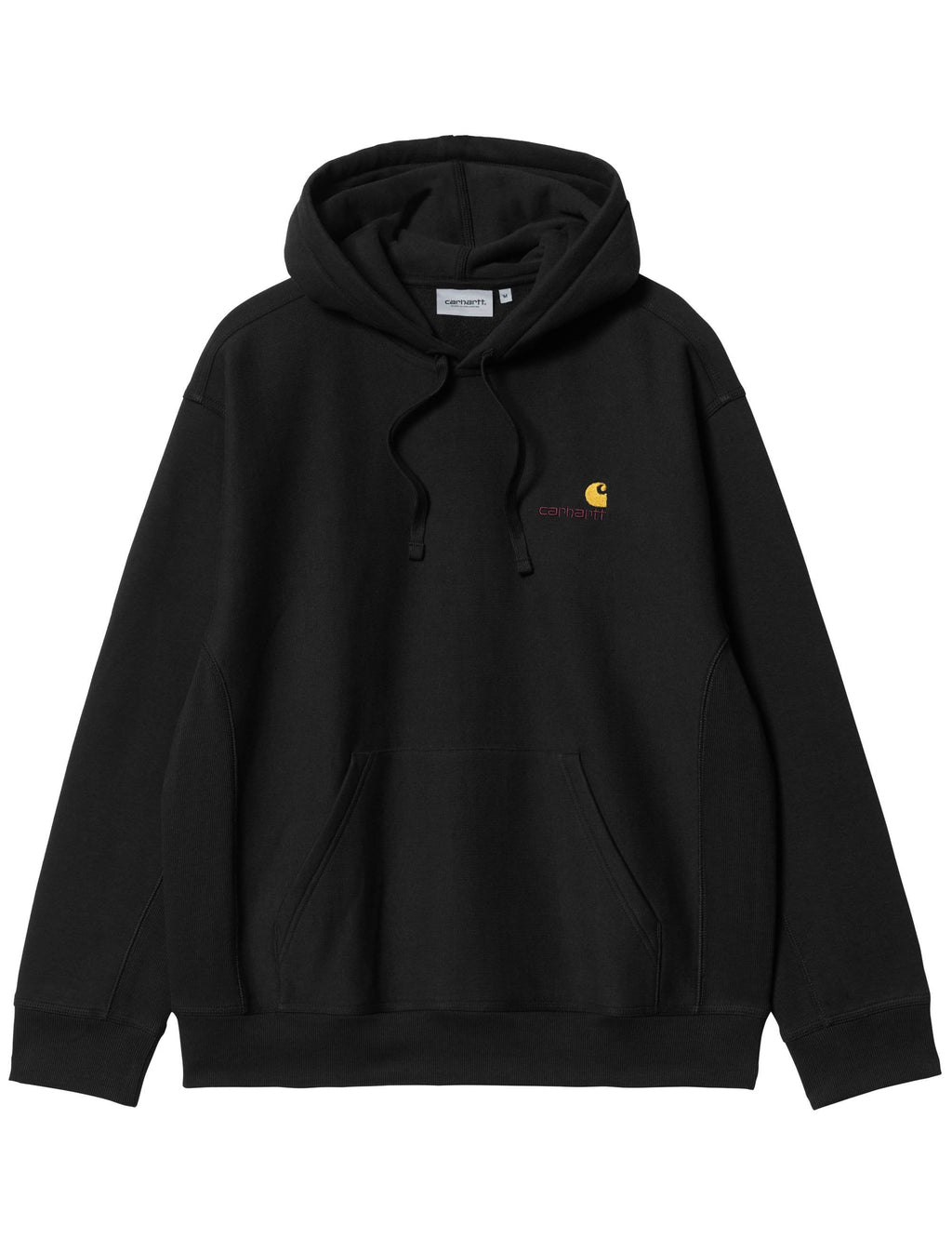 American Script Hooded Sweat - Black