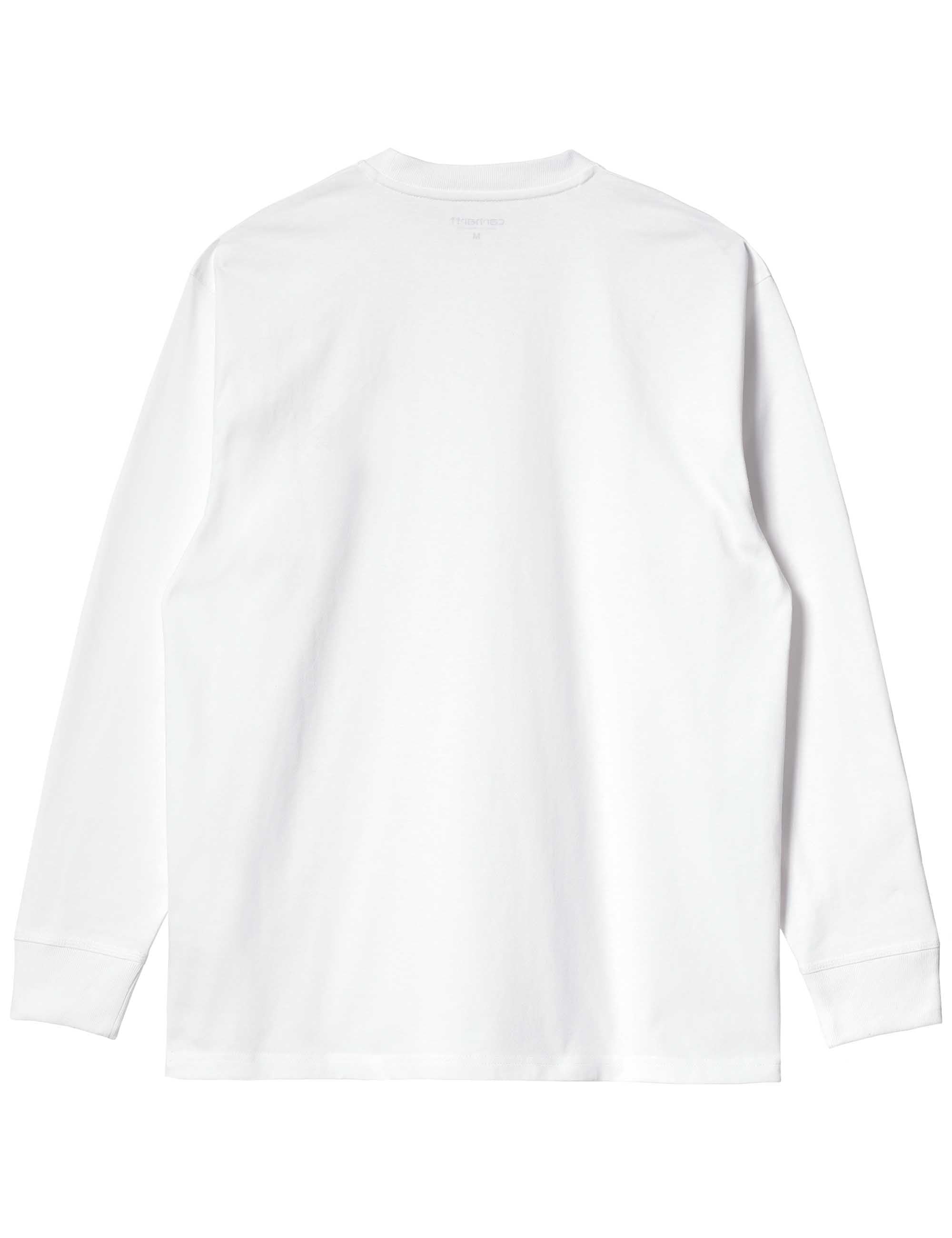 American Script Long Sleeve T-Shirt - White
