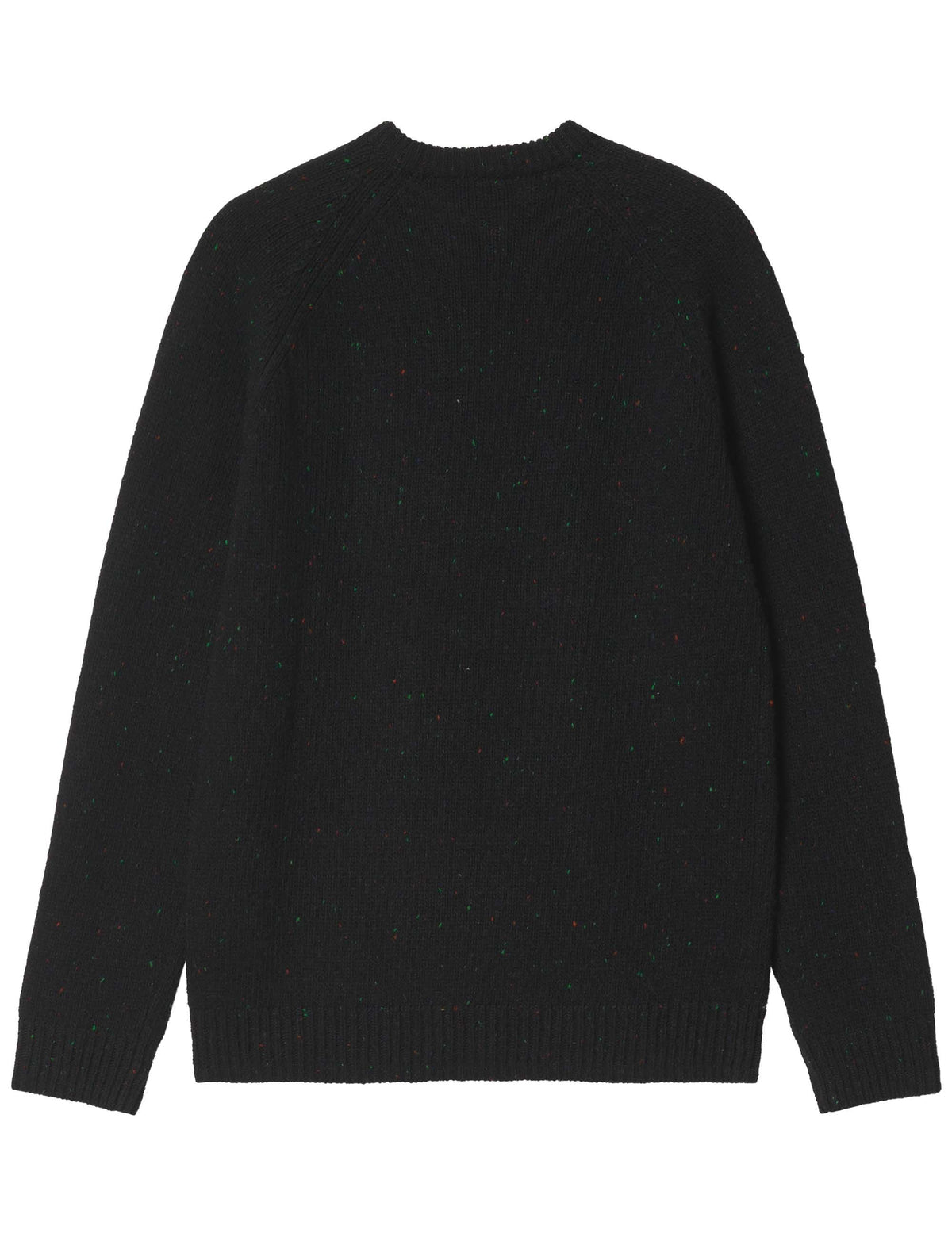 Carhartt WIP Anglistic Knit Crew Sweater - Speckled Dark Navy
