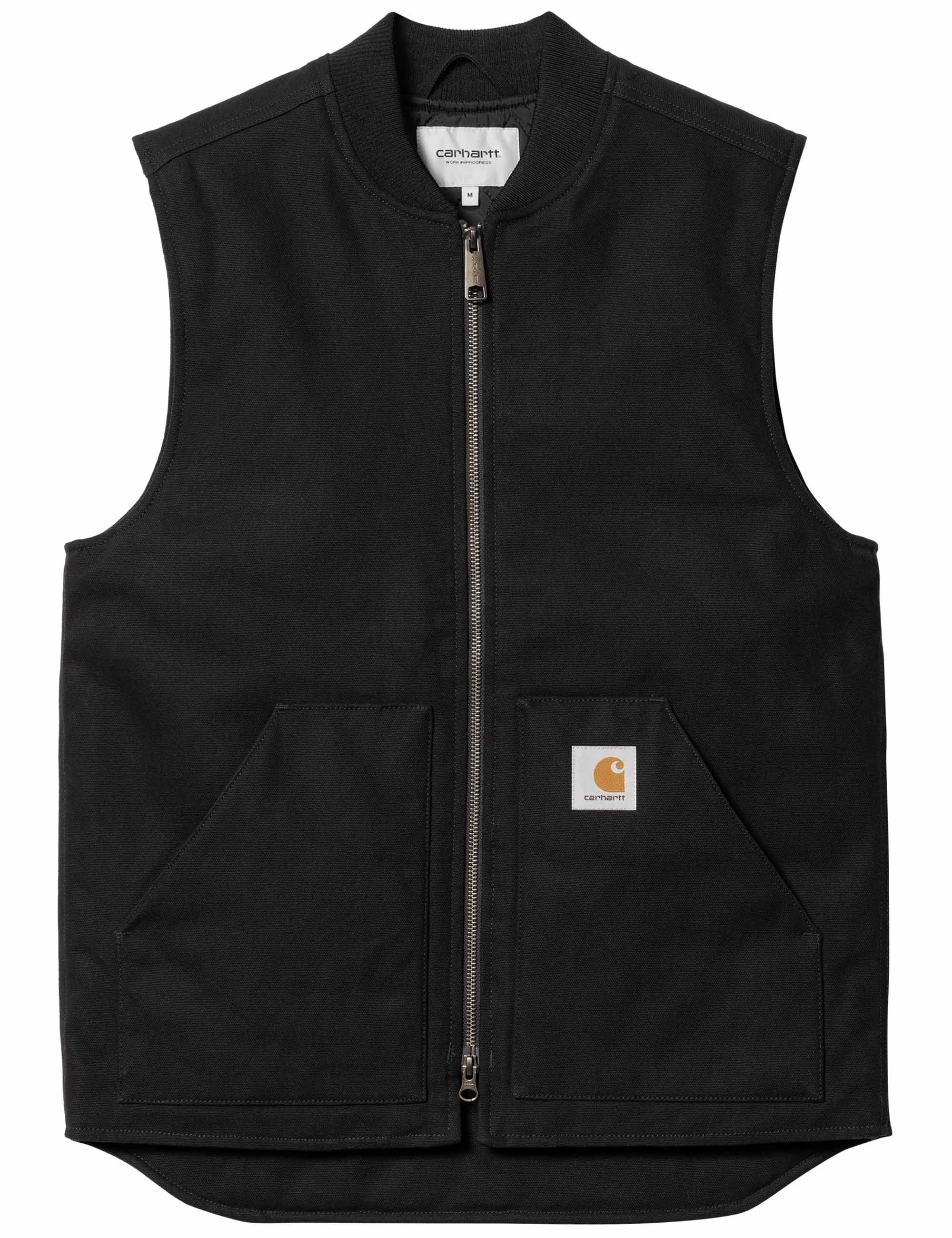 Carhartt WIP Classic Vest - Black - Clothing from Fat Buddha Store UK