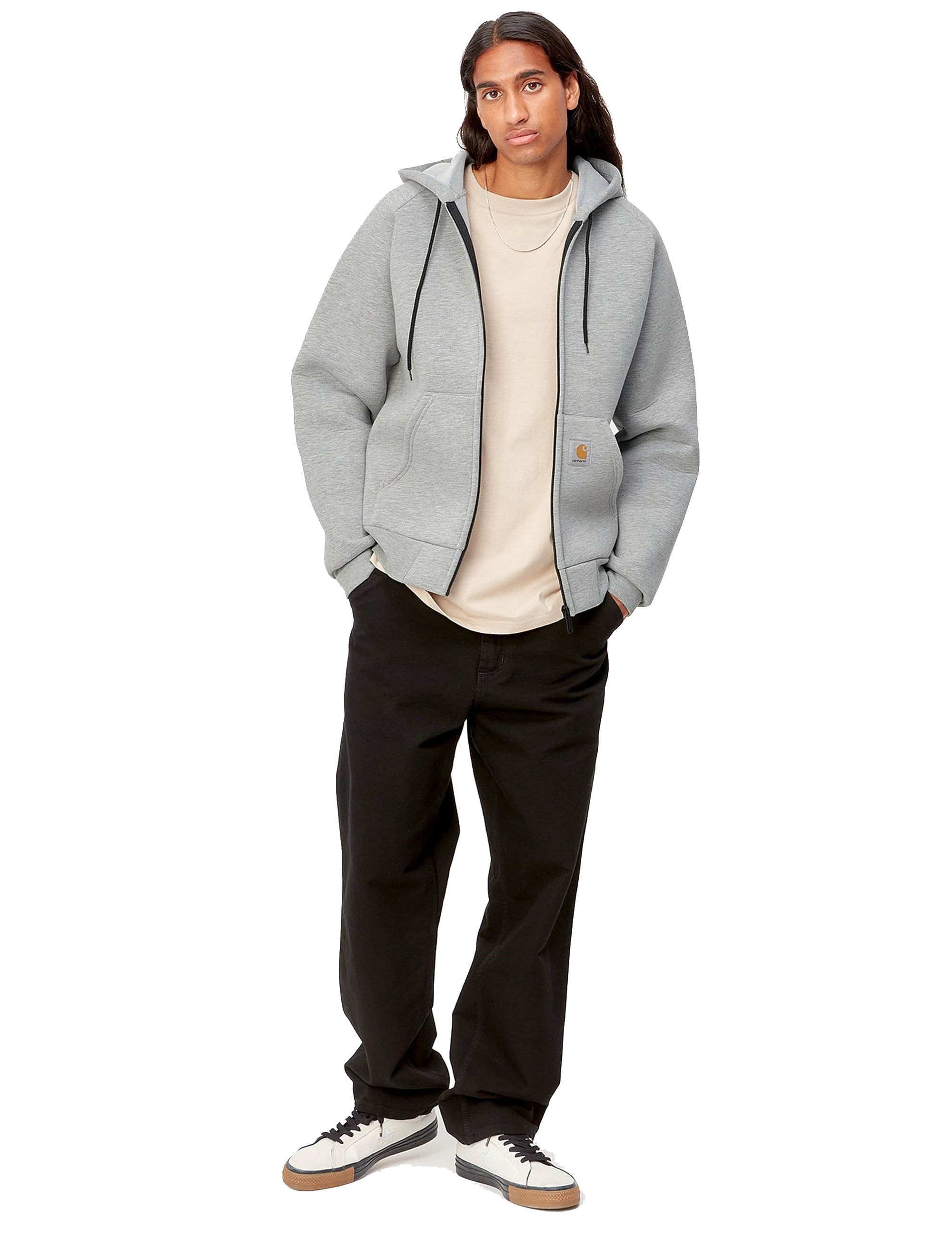 Carhartt WIP Car-Lux Hooded Jacket - Grey Heather