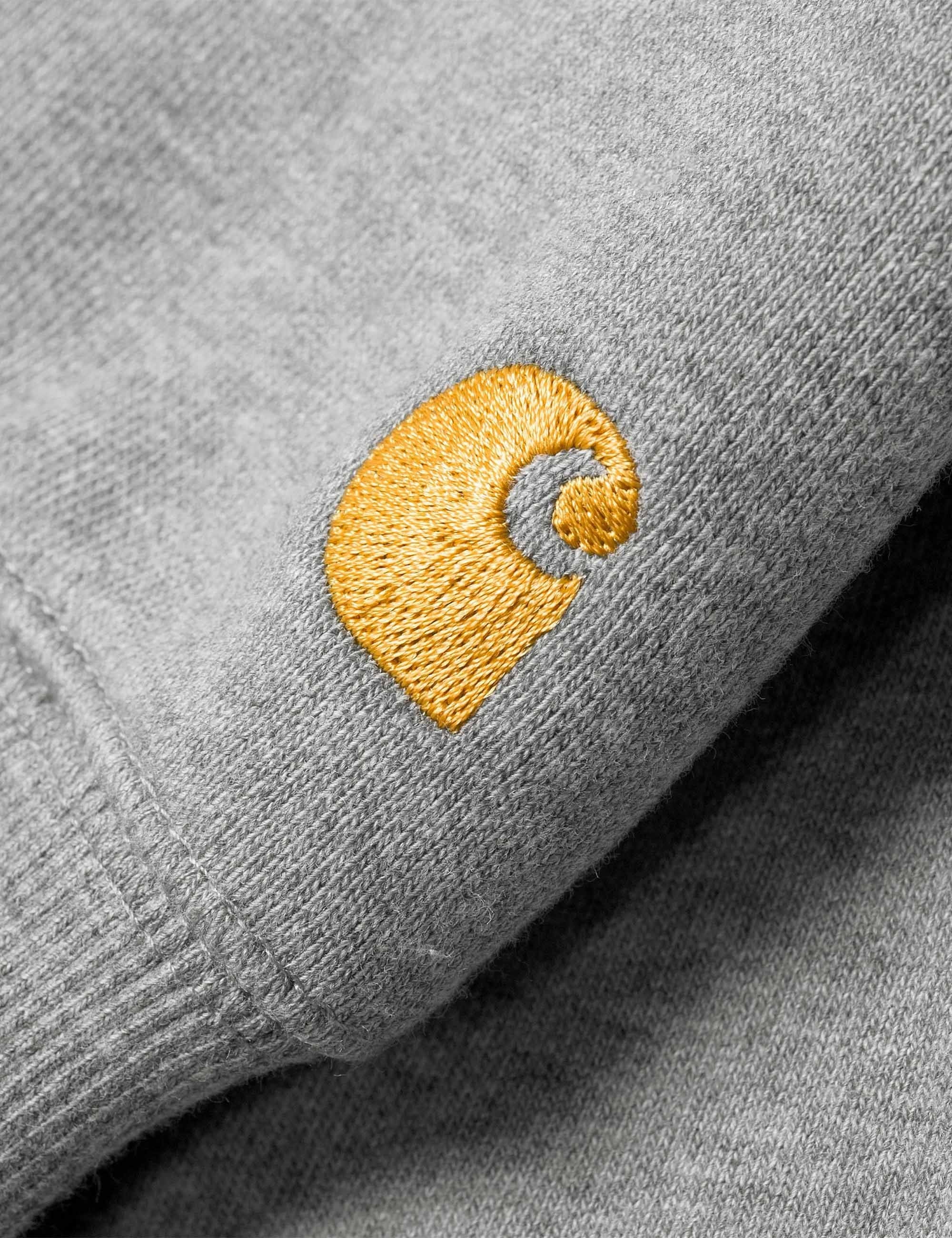 Chase Hooded Sweat - Grey Heather/Gold