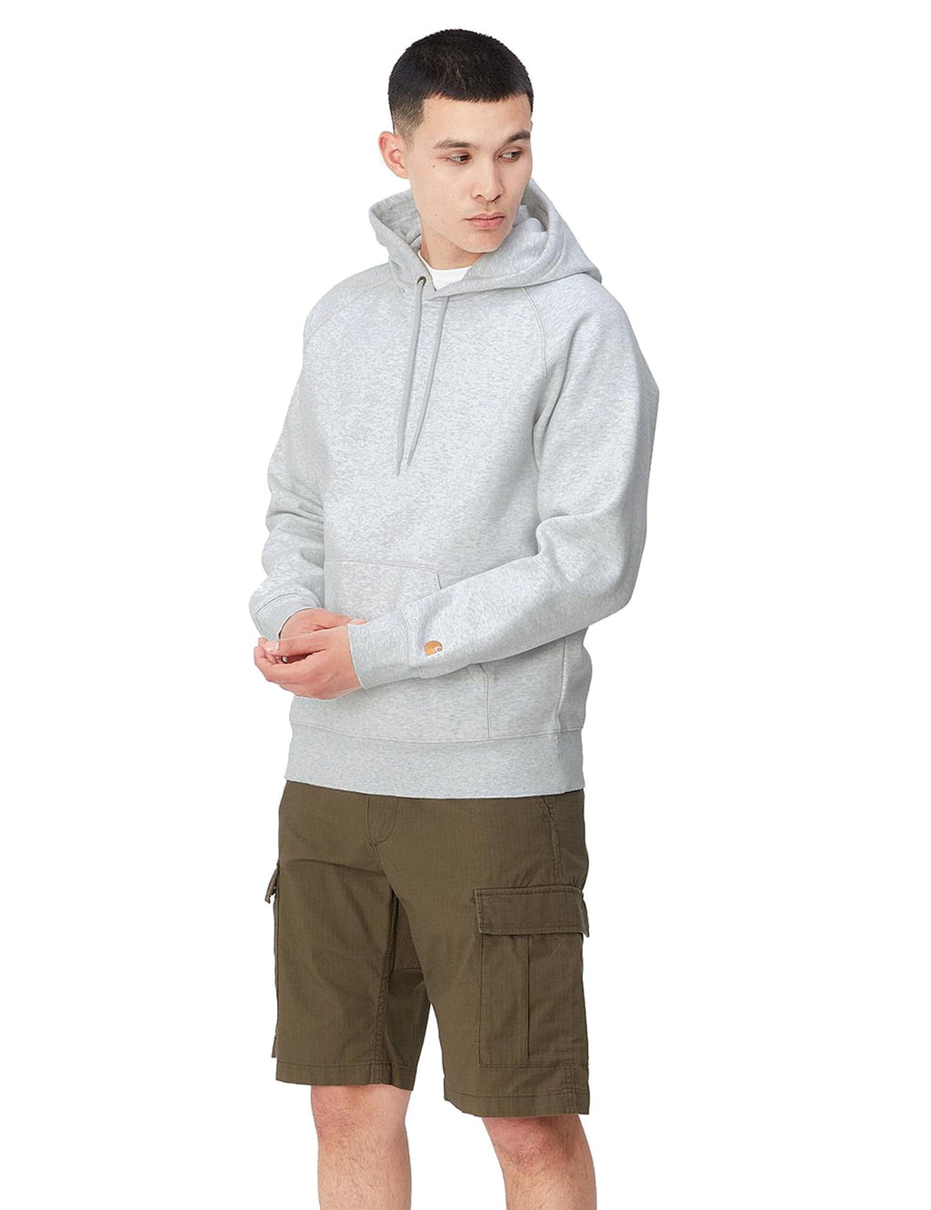 Chase Hooded Sweat - Ash Heather/Gold